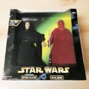 A Kenner Star Wars Action Collection figurine set Emperor Palpatine and Royal Guard,