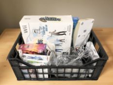 A Nintendo Wii system with accessories, games, controllers, etc.