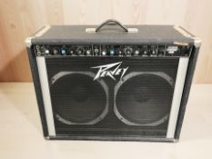 A Peavey stereo chorus 400 amplifier with lead