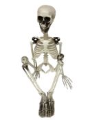 A composition replica child's skeleton.