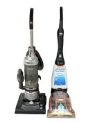 A Vax carpet washer and a Hoover vacuum cleaner