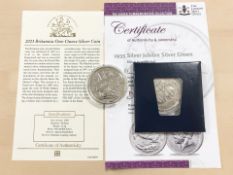 A Westminster 2003 Britannia One Ounce Silver Coin,