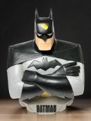 A DC Comics Batman bust designed exclusively for The Warner Brothers Studio Store, circa 1998,