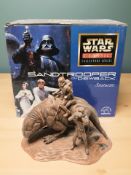An Applause Classic Collector's Series statuette Sand Trooper on Dewback,