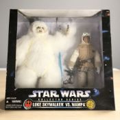 A Kenner Star Wars Collector's Series Luke Skywalker Vs Wampa figurine set,