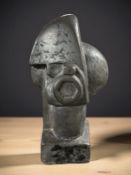 An abstract composition portrait bust,