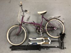 A Raleigh girl's bike,