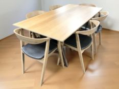 An IKEA Stockholm rectangular dining table, 170 cm x 85 cm x 72 cm,