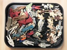 A collection of circa early 1980's Star Wars figurines (as illustrated)