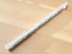 A large roll of Morris & Co patterned material 'Willow Boughs' in blue, width 200 cm,