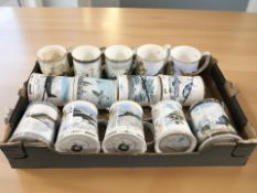 A group of Royal Airforce Museum porcelain mugs.