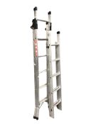 Two aluminium step ladders