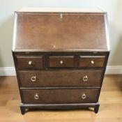 A Stag bureau, 78 cm x 44 cm x 99 cm.