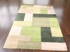 Brand new Lexus green carpet, 100% wool,