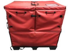 A large cooler chest for outdoor events/festivals, etc, 120 cm x 80 cm x 117 cm.