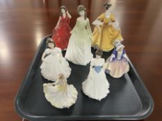 A group of Royal Doulton ladies to include 'Chloe' HN3883, 'Stephanie' HN2807,