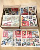 A large quantity (believed to be a complete run) of Eagle comics.