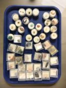 A collection of gem and geology specimens.