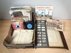 A small quantity of vinyl LP records and 7