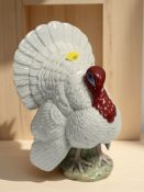 A Beswick turkey 1957, white gloss, height 18 cm.