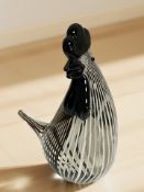 A Dino Martens for Fratelli Toso Murano glass cockerel, height 17 cm.