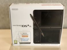 A Nintendo DS XL, in box.