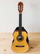 A Herald HL34 classical guitar.