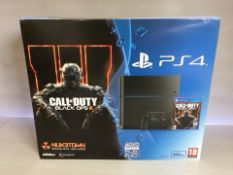 A Playstation 4 500GB Call of Duty Black Ops III box set.