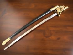 A copy of a 19th century continental infantry sabre,