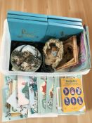 A group of Pendelfin ornaments, limited edition collector's plates, related pamphlets.