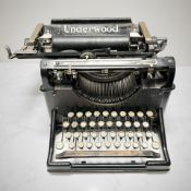 An American Underwood 1 typewriter, circa 1898.