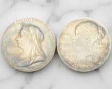 Victoria, Diamond Jubilee, 1897, a silver medal by G.W.