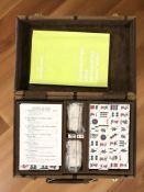 A contemporary mahjong set.