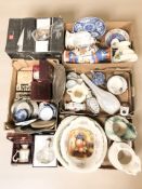 A large quantity of ceramics, glass ware, EPNS items,