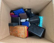 A large quantity of jewellery boxes, etc.