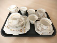 Twenty pieces of Colclough tea china.