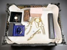 A group of lady's watches, modern pocket watch,