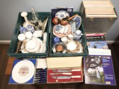 Assorted ceramics including Ringtons caddies, a quantity of Dutchess Glen dinner china,