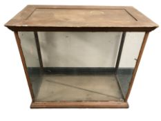 A 19th century Cadbury's Bournville glazed shop counter display cabinet,