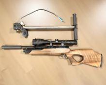 A Weihrauch Sport HW100 PCP .22 calibre air rifle, Model No.