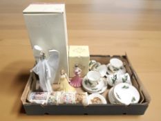 A group of ceramics including a Royal Doutlon gemstones collection 'October Opal',