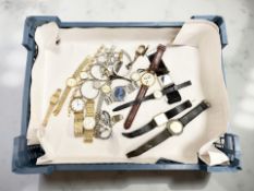 A vintage Services Airman wristwatch together with further vintage and later watches,