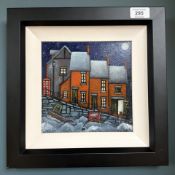 John William Smith (Smudge) : Rough Seas, oil on canvas, signed, 20 cm x 20 cm,