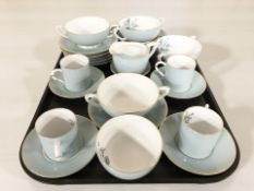 Twenty two pieces of Royal Worcester Woodland tea and coffee china.