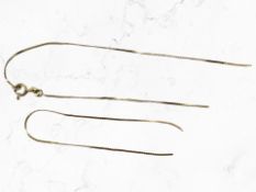 A broken 9ct yellow gold chain CONDITION REPORT: 1.4g.