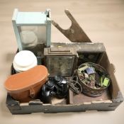 Miscellaneous items including a pair of Proloisirs 12x50 binoculars,