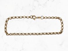 A 9ct gold bracelet, length 19cm CONDITION REPORT: 3.