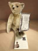 A Steiff British Collector's 1907 replica teddy bear,