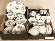 A collection of Royal Worcester Worcester Herbs porcelain table wares.
