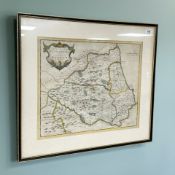 Robert Morden (British, 1650-1703): Episcopatus Dunelmensis Vulgo - The Bishoprick of Durham,